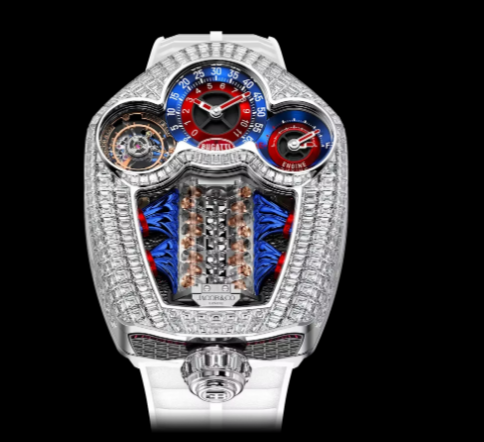 Jacob & Co bugatti tourbillon baguette WHITE GOLD BU820.30.BD.AA.ABRUA Replica watch